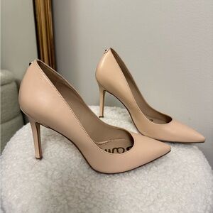 Sam Edelman Nude leather upper Stiletto Heels